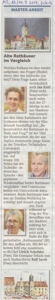 Alte Rathäuser im Vergleich
