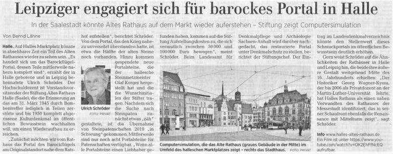 Dresdner Neueste Nachrichten & Leipziger Volkszeitung berichten über das Barockportal