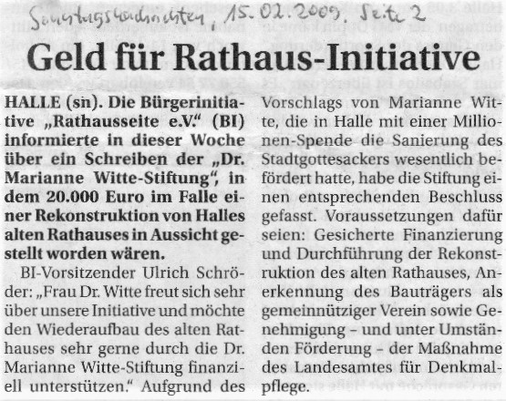 Dr.-Marianne-Witte-Stiftung (MZ & BILD Halle)